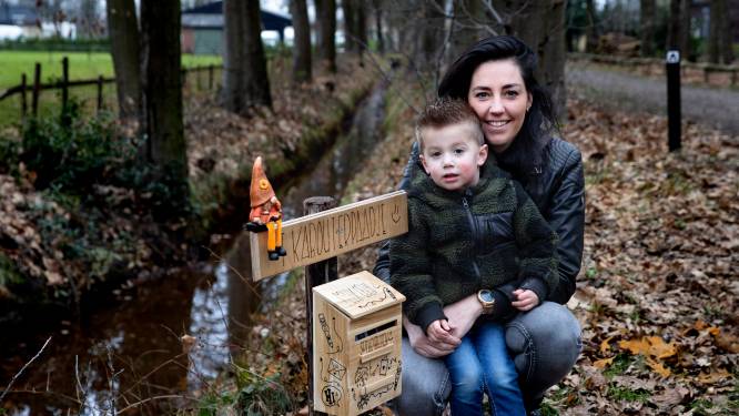 Hanneke maakt mensen blij met kabouterpad in Deurne: ‘Kabouters doen iets met mensen’