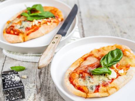 Wat Eten We Vandaag: Pita pizza quattro formaggi