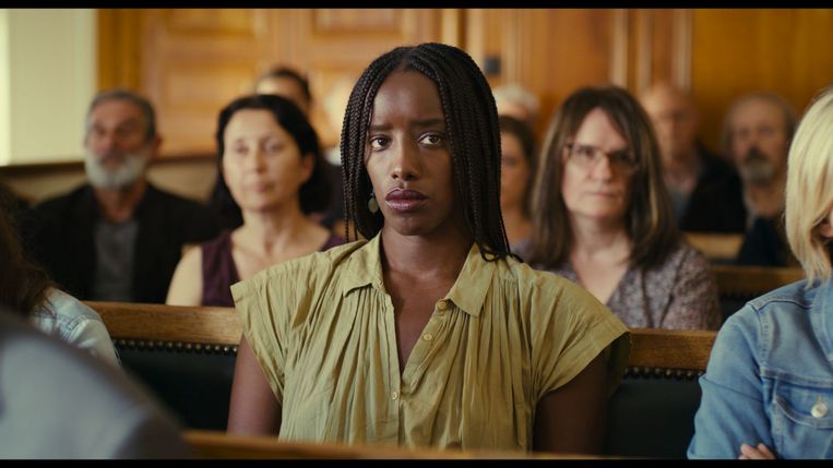 Kayije Kagame in 'Saint Omer' van regisseur Alice Diop. Beeld Film Fest Gent