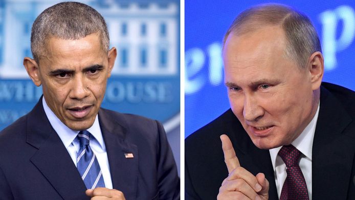 President Obama en president Poetin.
