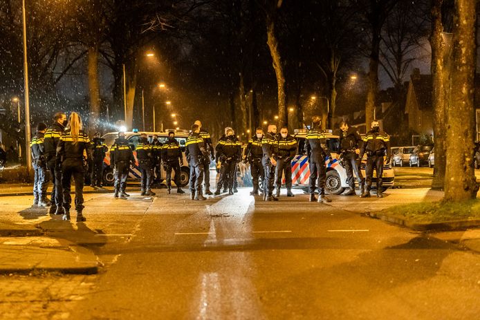 Rellen in Tilburg op zondagavond