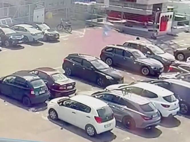 KIJK. Zware katrol valt van metershoge kraan op parking van luchthaven Oostende 