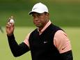 Tiger Woods aan het slot van zijn derde ronde op het PGA Championship.