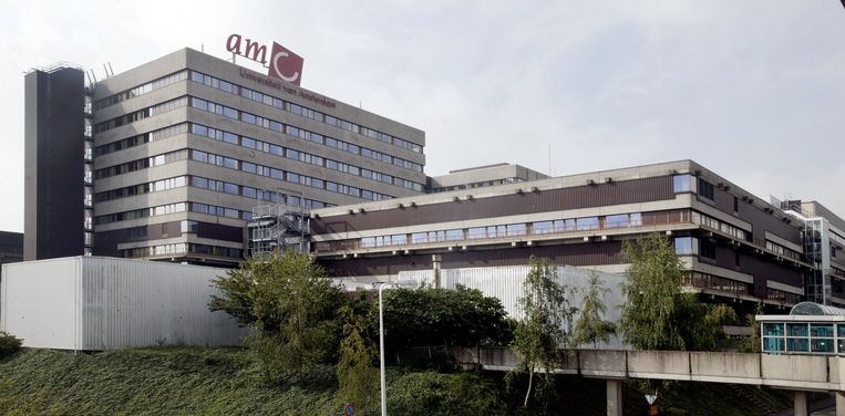 Het Academisch Medisch Centrum (AMC) in Amsterdam. Beeld anp