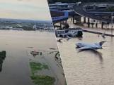 Les images saisissantes d'un aéroport totalement inondé au Brésil