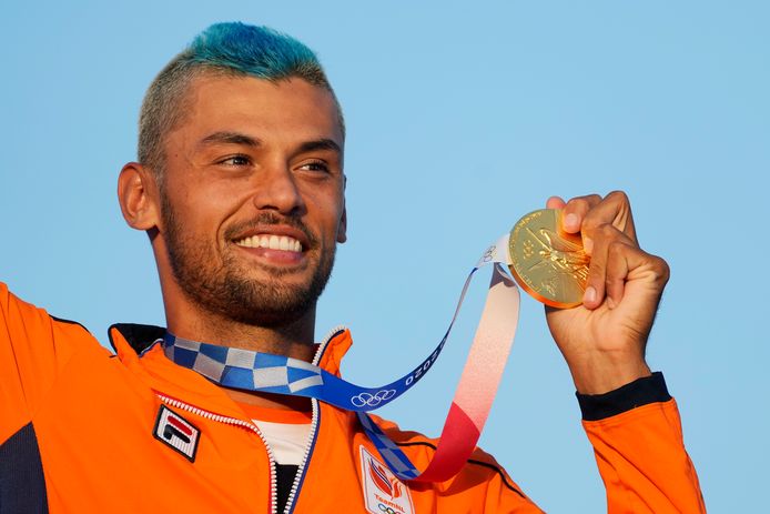 Goud: Kiran Badloe (zeilen, RS:X, mannen)