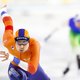 Schaatser Kai Verbij eindigt zijn EK languit glijdend over het ijs