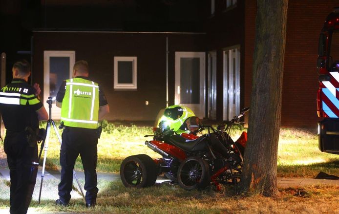 Een quadrijder kwam om bij een ongeluk in Rosmalen.