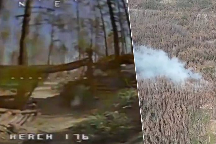 Kamikaze-drone vliegt Russische schuilplaats binnen en ontploft