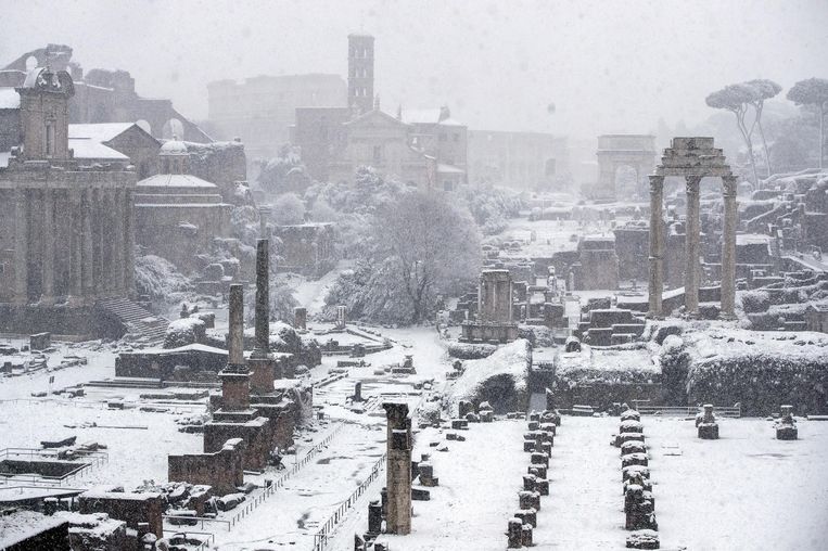 Fori Imperiali a Roma.  Campo Angelo Carconi/EPA