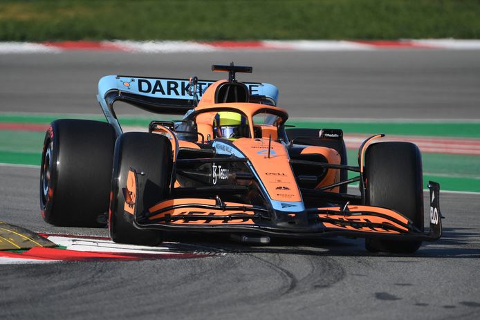 Lando Norris klokte de snelste tijd.