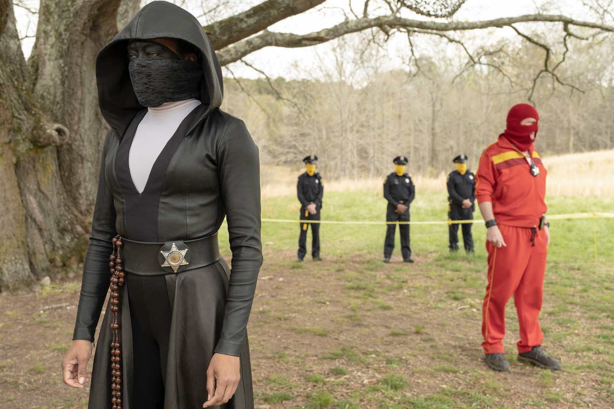 Regina King in een scène van ‘Watchmen’. Beeld AP