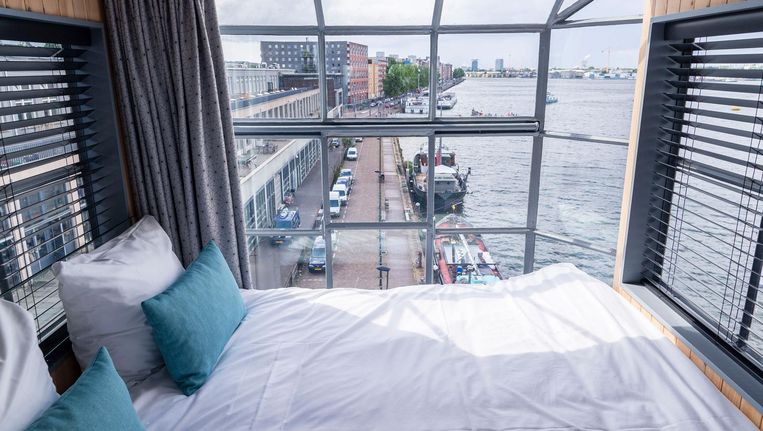 Roux cliënt hoeveelheid verkoop Listige slaaptrucs in tweede kraanhotel van Amsterdam | Het Parool