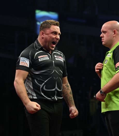 Michael van Gerwen incasseert ‘briljante negendarter’ van Gerwyn Price en moet zelf op zoek naar meer