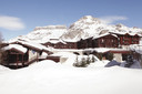 Vue générale du Club Med de Val d'Isère.