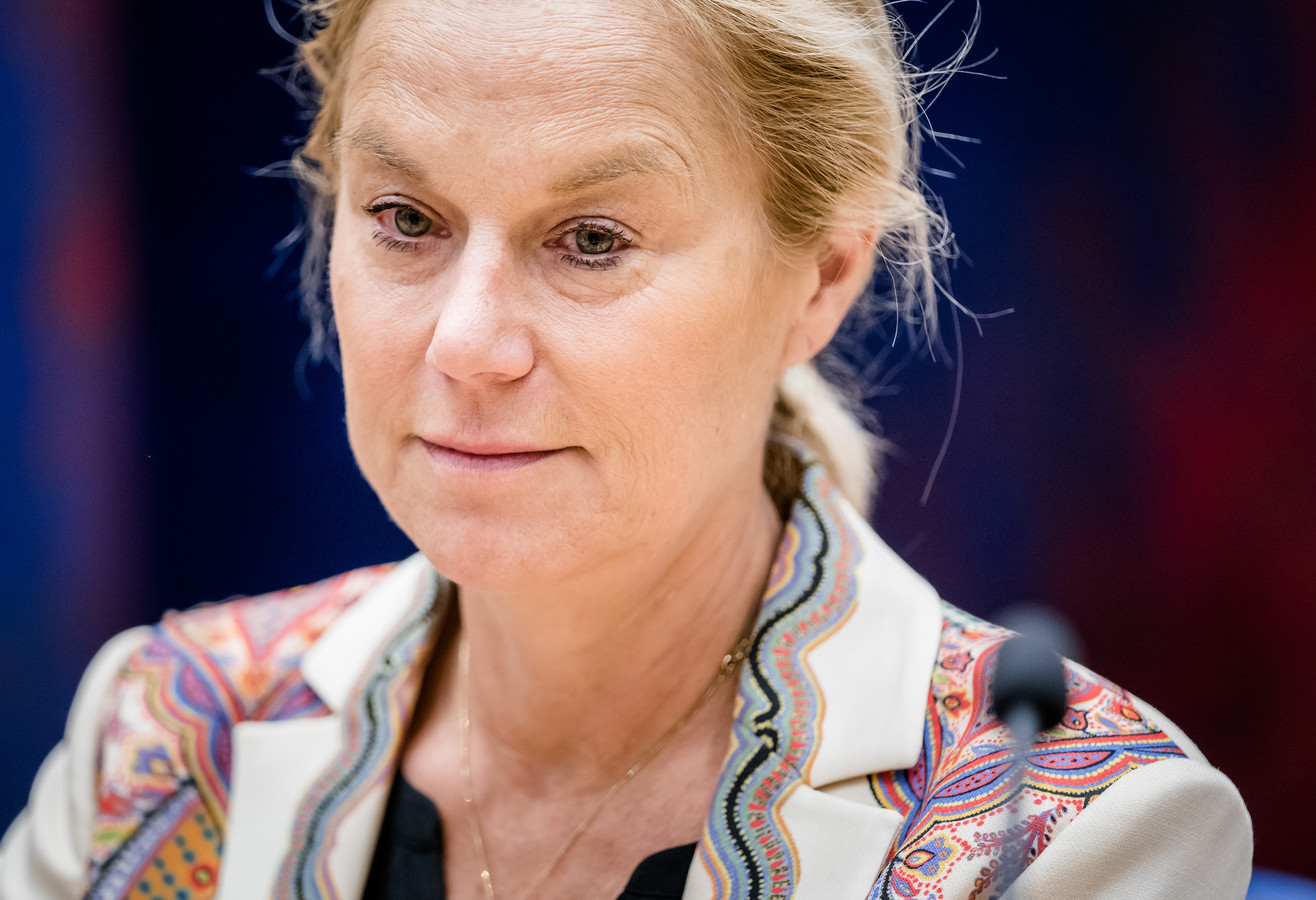 Demissionair minister Sigrid Kaag van Buitenlandse Zaken (D66).