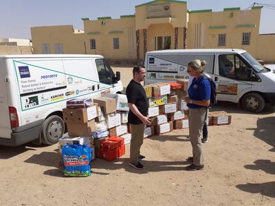 Elsters hulptransport verrast klinieken op weg naar Gambia: ‘Ze wisten niet wat ze zagen’