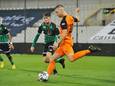 Arne Van Den Eynde, hier in actie op Cercle Brugge B, hoopt in topvorm te geraken tegen de eindronde.