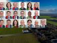 De 19 raadsleden die beslissen over de komst van het datacenter in Zeewolde.