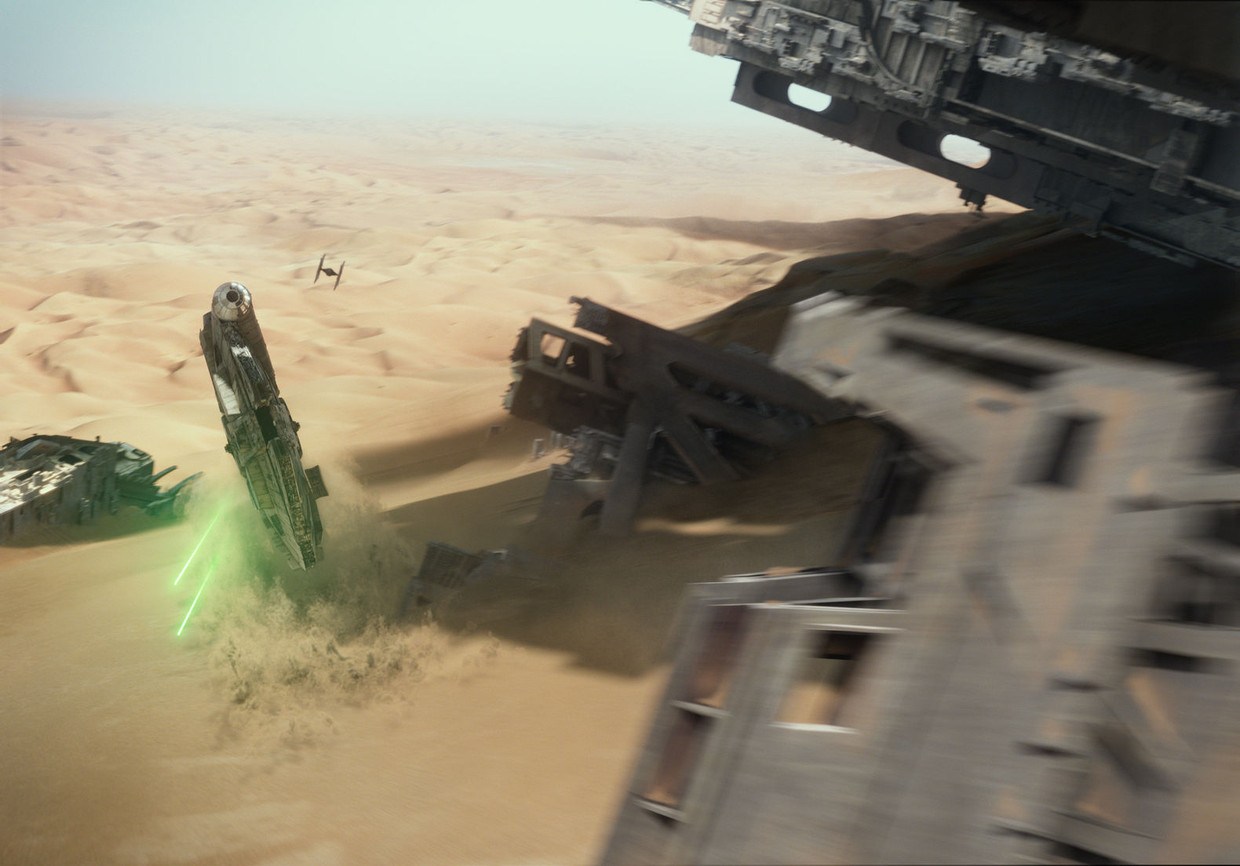 'Star Wars' moet het sinds jaar en dag van de magistrale 'special effects' hebben. Beeld Lucasfilm