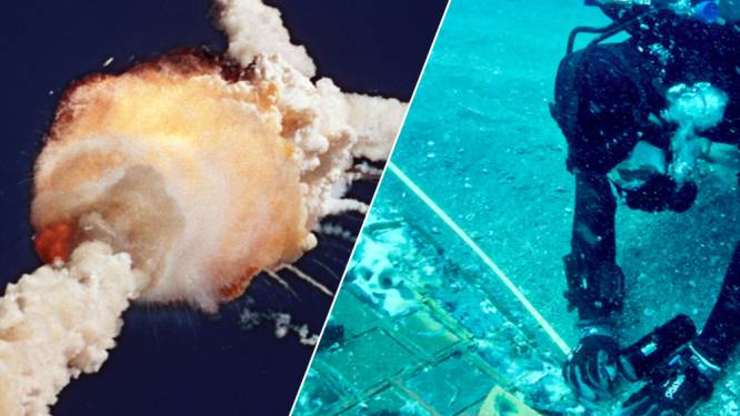 Documentaire­makers vinden op zeebodem resten van geëxplodeerde spaceshuttle Challenger