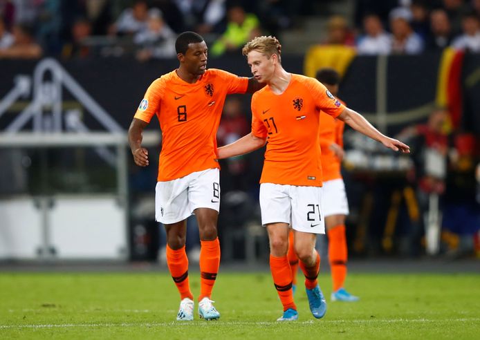 Georginio Wijnaldum en Frenkie de Jong verdienden de hoogste cijfers.