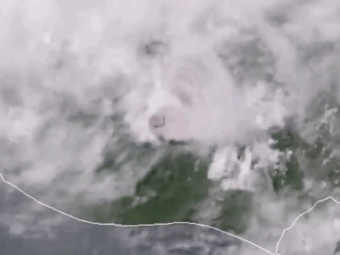 VIDEO: Satelliet filmt moment waarop vulkaan Fuego uitbarst