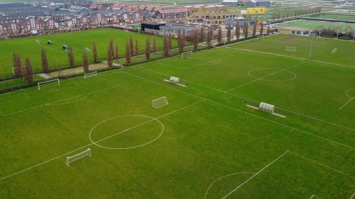 Doordeweeks overdag helemaal leeg, maar op zaterdag moeten steeds meer Zwolse verenigingen flink zoeken naar een beschikbaar veld voor hun wedstrijden. Thuiswedstrijden spelen op andere sportparken gebeurt geregeld.