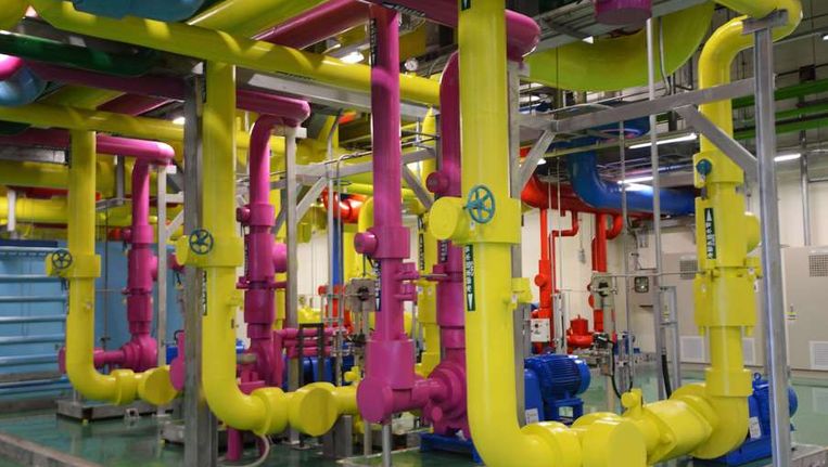 Een datacentrum van Google in Taiwan. Beeld afp