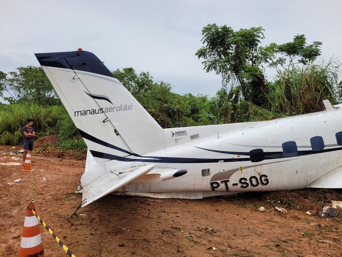 Luogo dell'incidente aereo vicino a Barcelos, Brasile.  (16/09/23)