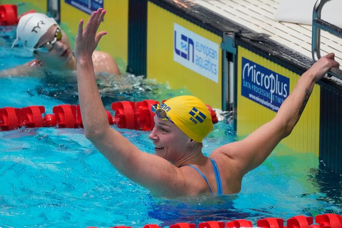 Sarah Sjöström è stata la più veloce in 50 partite di freestyle mercoledì.