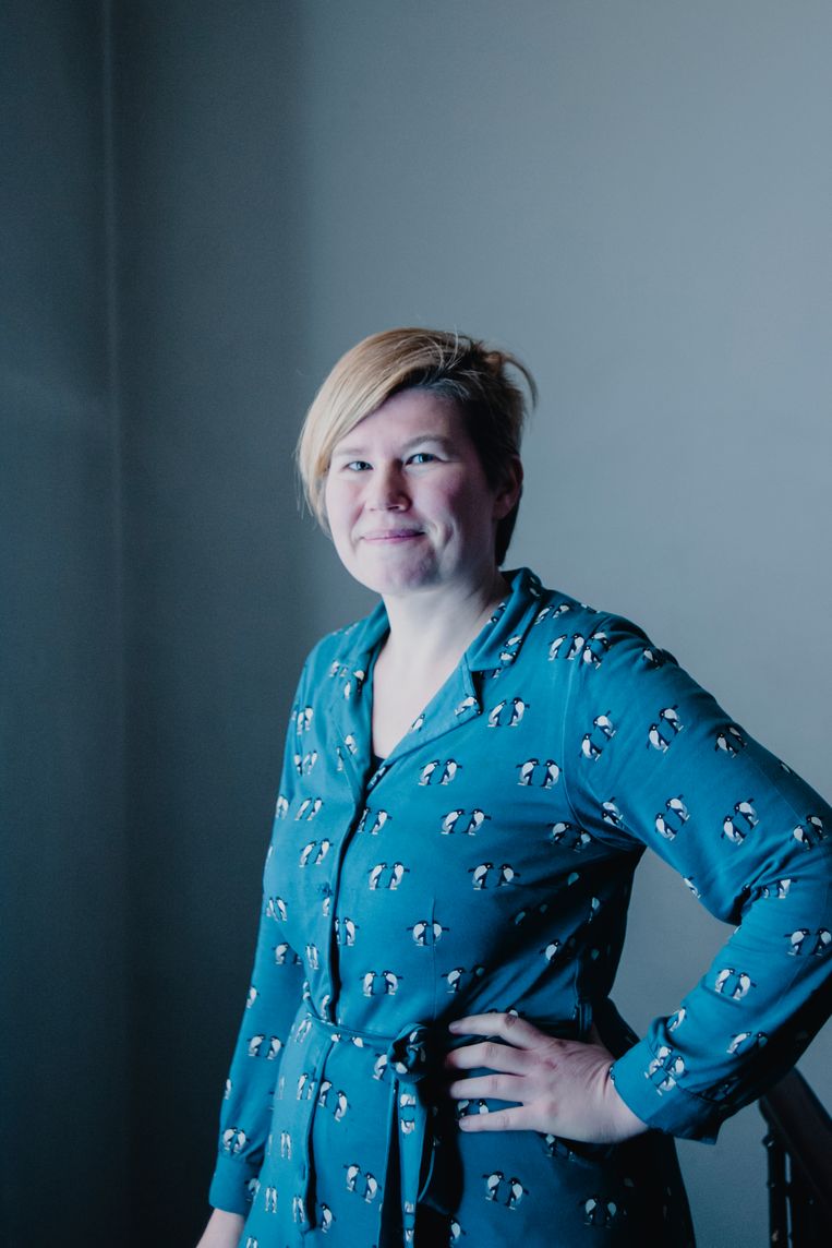 Mieke Van den Broeck: ‘Mannen installeren een sfeer waarmee ze zichzelf in stand houden – een old boys network dat seksisme normaliseert.’ Beeld Daniil Lavrovski