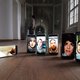Op smartphones zijn deze kunstenaars nog dicht bij elkaar