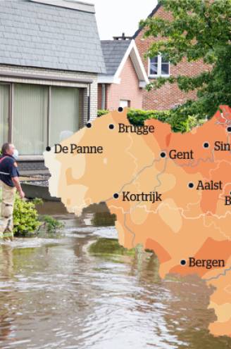 IN KAART. Waar regent en onweert het het meest? En hoe komt dat? Weerman David Dehenauw legt het uit