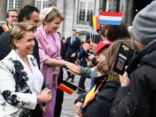 Bain de foule pour les souverains belges et luxembourgeois place Saint-Lambert à Liège
