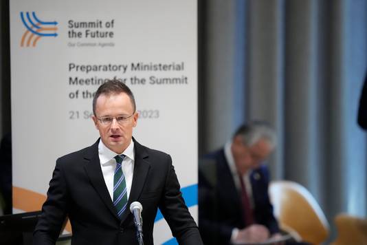 Hungarian Foreign Minister Peter Szijjártó.