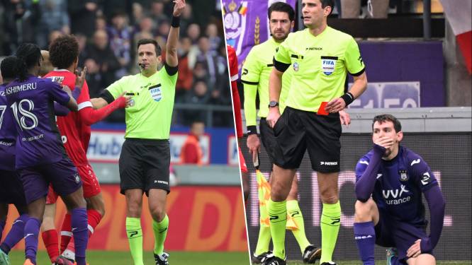 “Hij wist niet dat hij al geel had gekregen”: domme rode kaarten ontsieren duel tussen Anderlecht en Antwerp