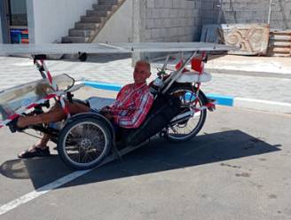 Herman Segers (61) rijdt met een zelfgemaakte ligfiets op zonnepanelen naar Marokko en terug: “Ondertussen zijn we het al gewoon dat hij zulke sportieve uitdagingen aangaat”