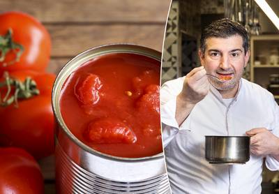 Nog veel tomaten uit blik in de voorraadkast staan? Chef Peppe Giacomazza tipt 7 manieren om ze eindelijk te gebruiken
