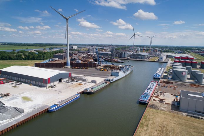 De Zuiderzeehaven in Kampen.