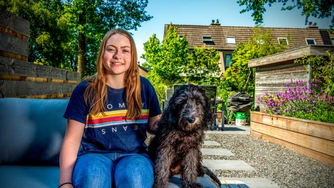 Nieuwkoopse Evi (17) over honden, corona en liefde: ‘Ik heb een obsessie voor mopshonden’