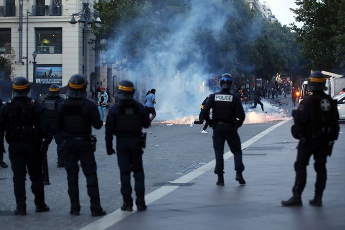Kerusuhan hari ini di Marseille.