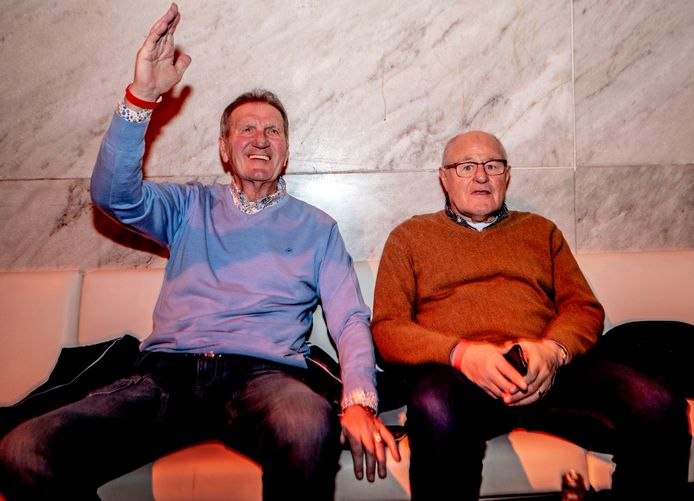 Rinus Israël (rechts) en Lex Schoenmaker.