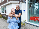 Andries en Inca (42 en 74), zoon en vrouw van Jan Bik, voormalige eigenaar van de seksclub in de Jaffastraat in Utrecht.