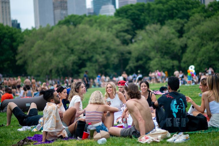 Central Park, zaterdag 22 mei.	 Beeld Alexi Rosenfeld / Getty
