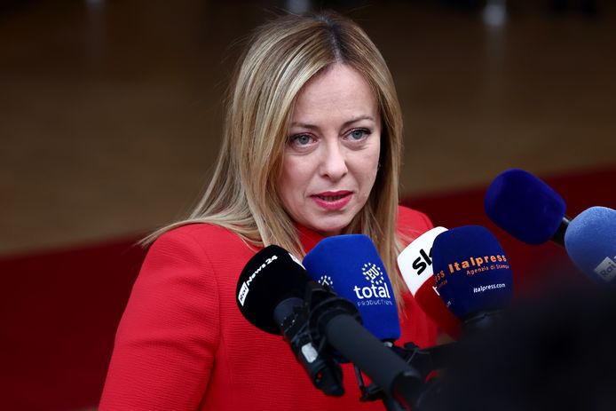 La Première ministre italienne, Giorgia Meloni.