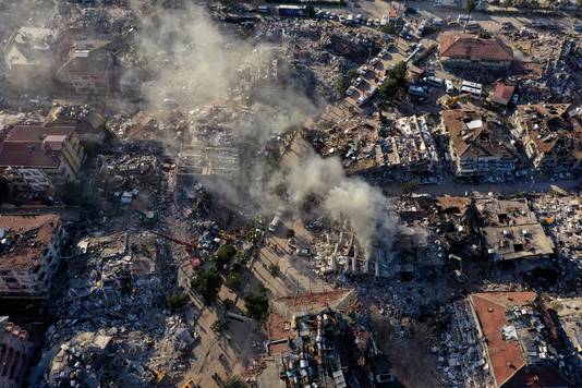 Onnoemelijke vernieling in Antakya, Turkije.
