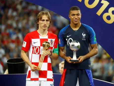 Modric wint Gouden Bal voor beste speler WK, Mbappé grootste talent