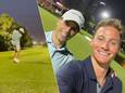 Ook met zijn swing is helemaal niets mis: Van der Poel in Dubai op de golfbaan met Belgische prof De Bondt