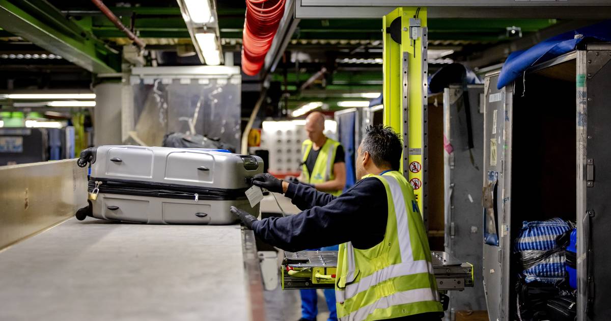 A fine of up to 65,000 euros is imminent for baggage handlers at Schiphol: ‘The health of employees at risk’ |  Inside